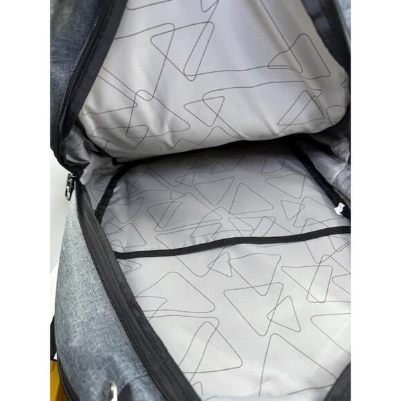 NEW Dejuno Commuter Backpack Checkpoint-Friendly 15.6 Laptop Pocket Heather Grey - Picture 9 of 11